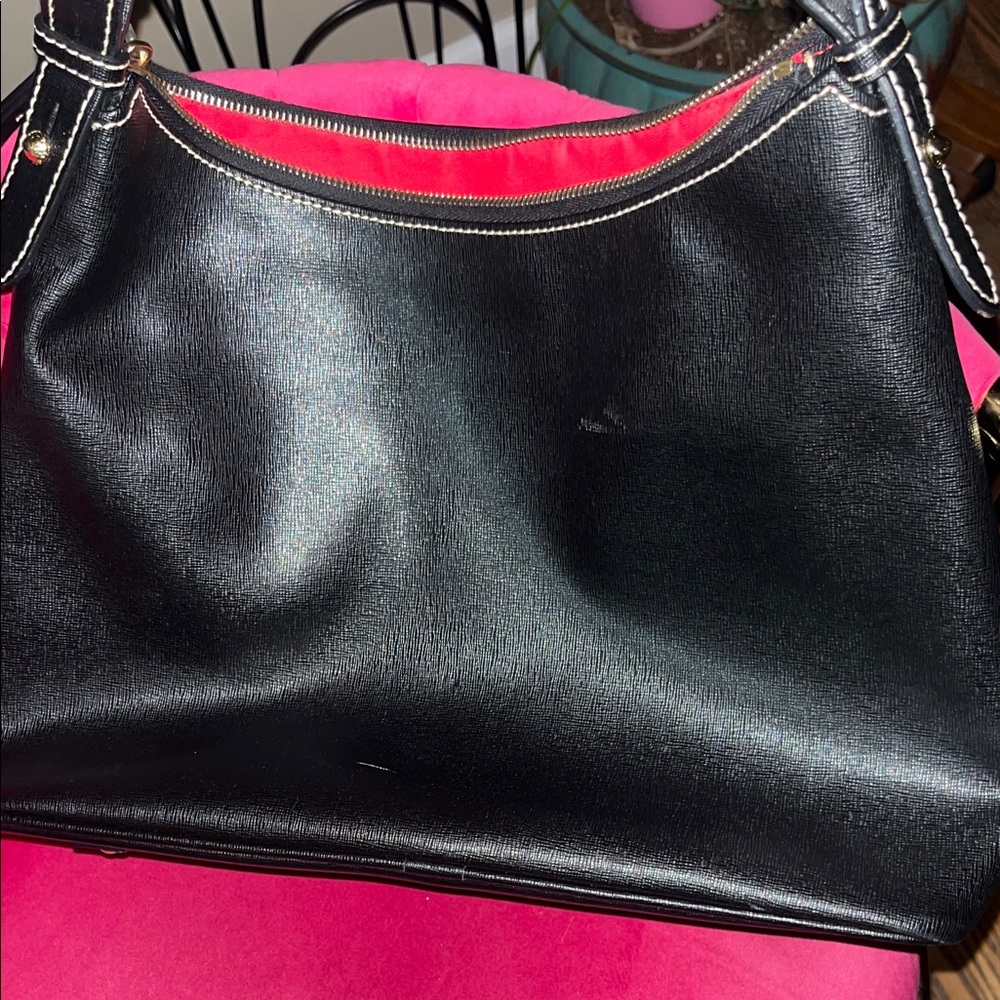 Dooney and Bourke Leather Hobo Bag - Picture 7 of 7